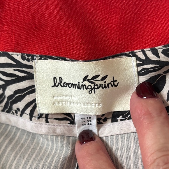 Stylish Black and White Wide Leg Pants - Picture 2 of 10